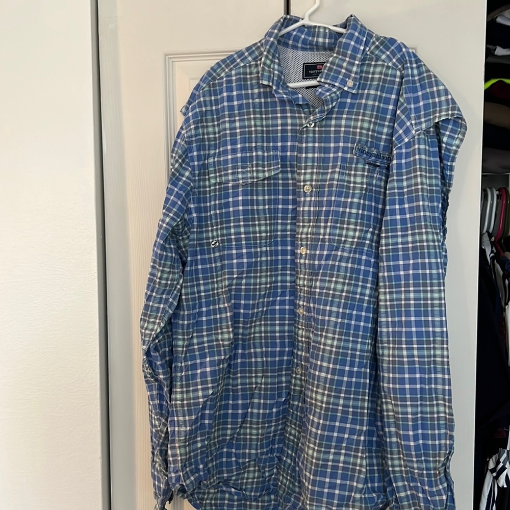 Fishing button down